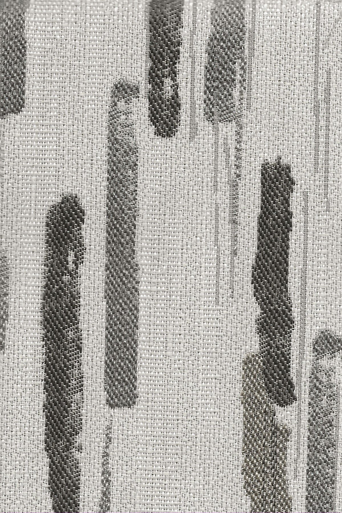 white upholstery fabric with  grey streaks with varying values